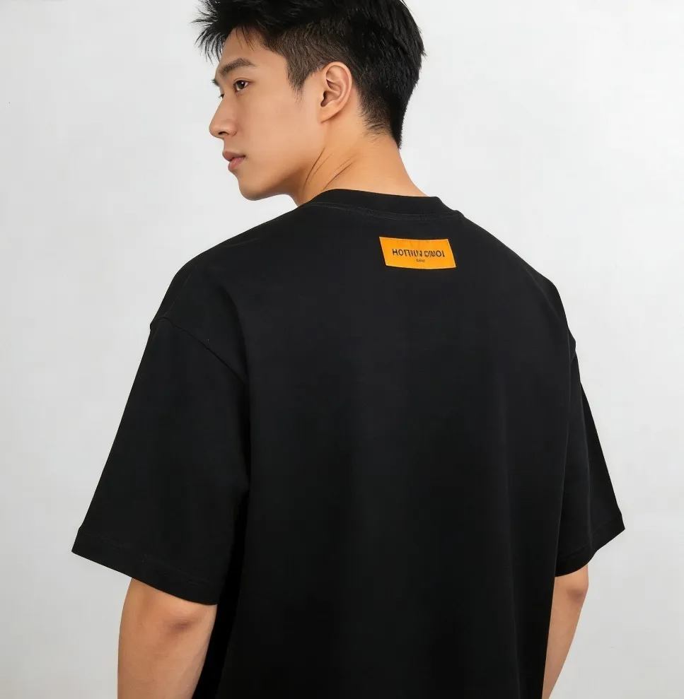 Louis Vuitton/Louis Vuitton 26ss multi-label patch short sleeves